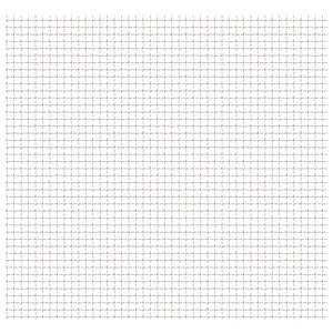 vidaXL Clôture de jardin sertie Acier inoxydable 100x85 cm 31x31x3 mm