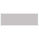 vidaXL Auvent latéral rétractable de patio 200x600 cm Gris
