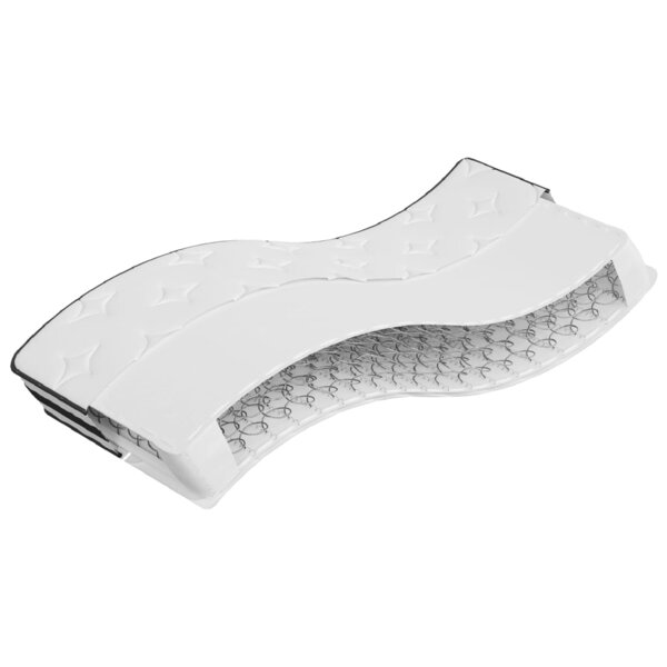 vidaXL Matelas à ressorts bonnell moyen 90x200 cm