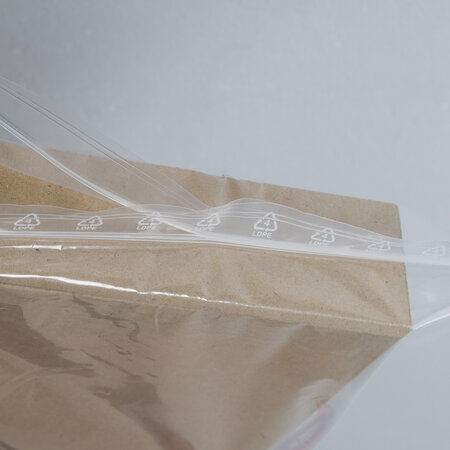 Sachet plastique fermeture zip par 500 160x220mm - Emballage chez