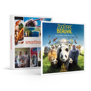 SMARTBOX - Coffret Cadeau Billets pour le ZooParc de Beauval 2026 : 2 entrées adulte et 2 entrées enfant pour 1 journée - Multi-thèmes