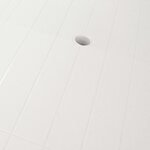 vidaXL Ensemble à manger d'extérieur 7 Pièces Plastique Blanc