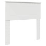 vidaXL Tête de lit avec tête de lit Blanc 80 cm Bois d'ingénierie