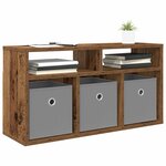 vidaXL Basboard avec tiroir Bois ancien 72 x 22 5 x 38 cm