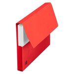 Chemise à soufflet oxford vip 25 x 32 cm rouge vif - paquet de 50