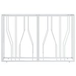 vidaXL Table console argenté 110x30x70 cm acier inoxydable et verre