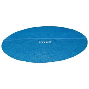 Intex Couverture solaire de piscine Bleu 348 cm Polyéthylène