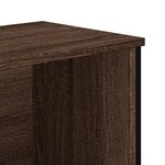 vidaXL Armoire à chaussures chêne marron 90x38x45 5 cm bois ingénierie