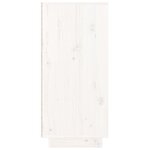 vidaXL Buffet blanc 110x34x75 cm bois massif de pin