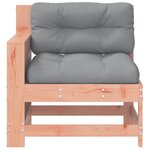 vidaXL Canapé de jardin accoudoir avec coussin bois massif douglas