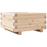 vidaXL Jardinière 50x50x26 5 cm bois de pin massif