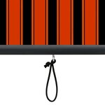 vidaXL Store roulant d'extérieur 140x250 cm Orange et marron