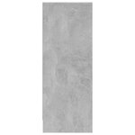vidaXL Armoire à chaussures Gris béton 31 5x35x90 cm Bois d'ingénierie