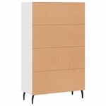vidaXL Buffet haut blanc 69 5x31x115 cm bois d'ingénierie