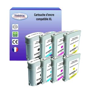8 Cartouches compatibles avec HP OfficeJet Pro 8000, Pro 8000 Enterprise remplace HP 940XL  (Noire+Couleur)- T3AZUR