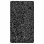 vidaXL Tapis de bain antidérapant Gris foncé 70 x 120 cm PP
