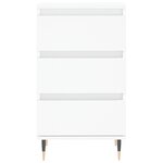 vidaXL Buffet blanc 40x35x70 cm bois d’ingénierie