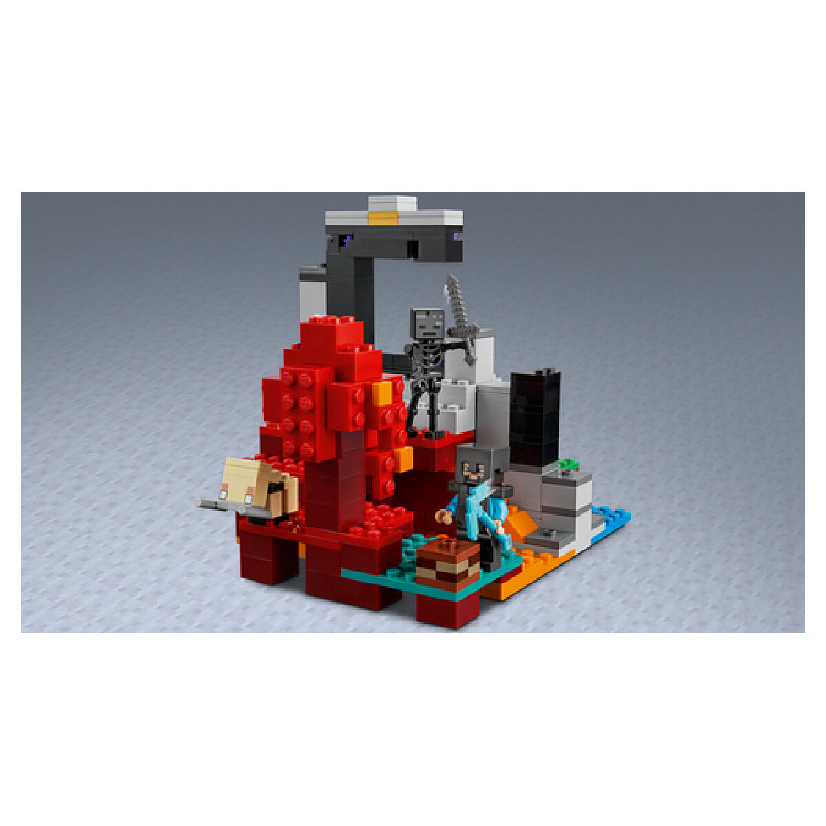 LEGO Minecraft 21172 - Le portail en ruine Jouet pour Enfants 8+