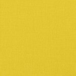 vidaXL Canapé à 2 places Jaune clair 140 cm Tissu