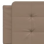 vidaXL Coussin de tête de lit cappuccino 160 cm similicuir