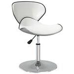 vidaXL Chaises à manger lot de 6 blanc similicuir