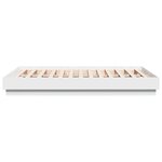 vidaXL Cadre de lit sans matelas blanc 120x190 cm