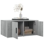vidaXL Table basse Sonoma gris 80x50x36 cm Bois d'ingénierie