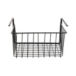 Panier suspendu en métal filaire noir longueur 26cm