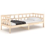 vidaXL Lit de jour Bois massif de pin 90x200 cm