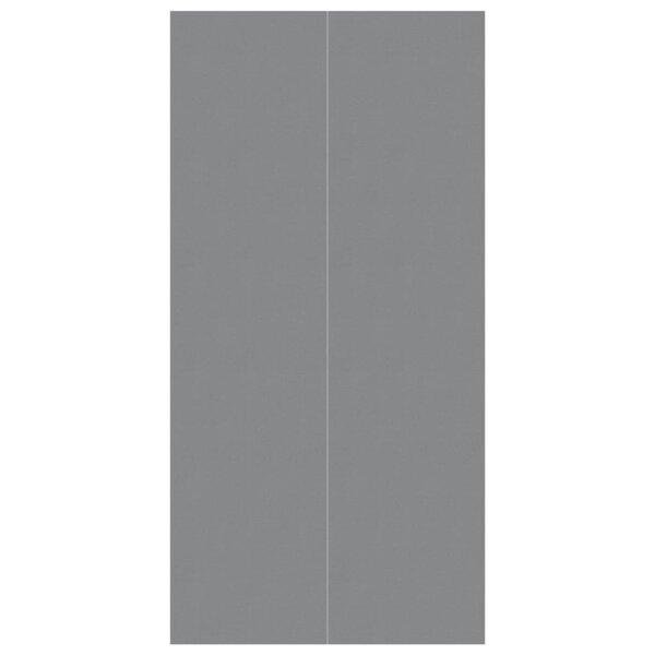 vidaXL Bâche de piscine gris clair 500x250 cm géotextile polyester