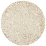 vidaXL Tapis shaggy PAMPLONA poils longs moderne doré Ø 160 cm