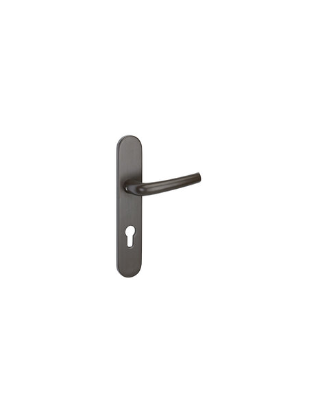 THIRARD - Poignée de porte Garniture extérieure Chantilly  7 x125 mm  pour serrure Tribando  marron - THIRARD