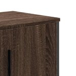 vidaXL Meuble TV chêne marron 180x34x41 cm bois d'ingénierie