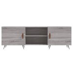vidaXL Meuble TV sonoma gris 150x30x50 cm bois d'ingénierie