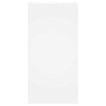 vidaXL Meuble TV mural avec lumières LED blanc 40 5x35x80 cm