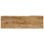vidaXL Banc avec bord vivant 105 cm bois de manguier massif