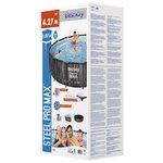 Bestway Ensemble de piscine ronde Steel Pro MAX 427x107 cm