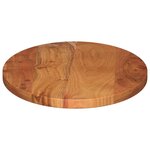 vidaXL Dessus de table 140x60x2 5 cm ovale bois massif d'acacia