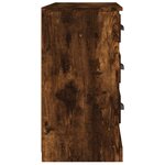 vidaXL Buffet chêne fumé 104 5x35 5x67 5 cm bois d'ingénierie