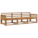 vidaXL Ensemble de canapés d'extérieur 3 pc Naturel