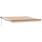 vidaXL Auvent Rétractable Multicolore 400x300 cm Tissu