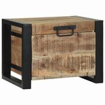 vidaXL Coffres de rangement 40 x 30 x 30 cm Bois de manguier massif