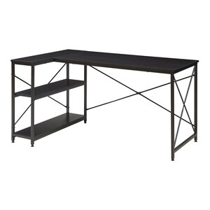Bureau table poste de travail 137 x 88 x 75 cm noir 03_0009065