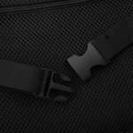 vidaXL Coussin de Dos avec oreiller Noir 35 5 x 30 x 12 cm Avec filet