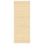 vidaXL Tapis Bambou 80x200 cm Naturel