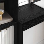 vidaXL Bureau Chêne noir 90 x 40 x 76 cm