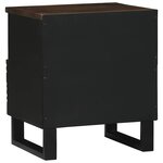 vidaXL Table de nuit   40x33x46 cm  en bois massif de mangue