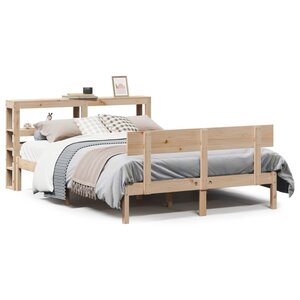 vidaXL Cadre de lit sans matelas 140x200 cm bois massif de pin
