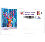 Prêt-à-Poster - Lettre Suivie internationale - 250g - Pochette XS - Edition limitée Renne fantastique