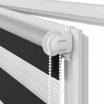 Store enrouleur tamisant 90 x 150 cm noir